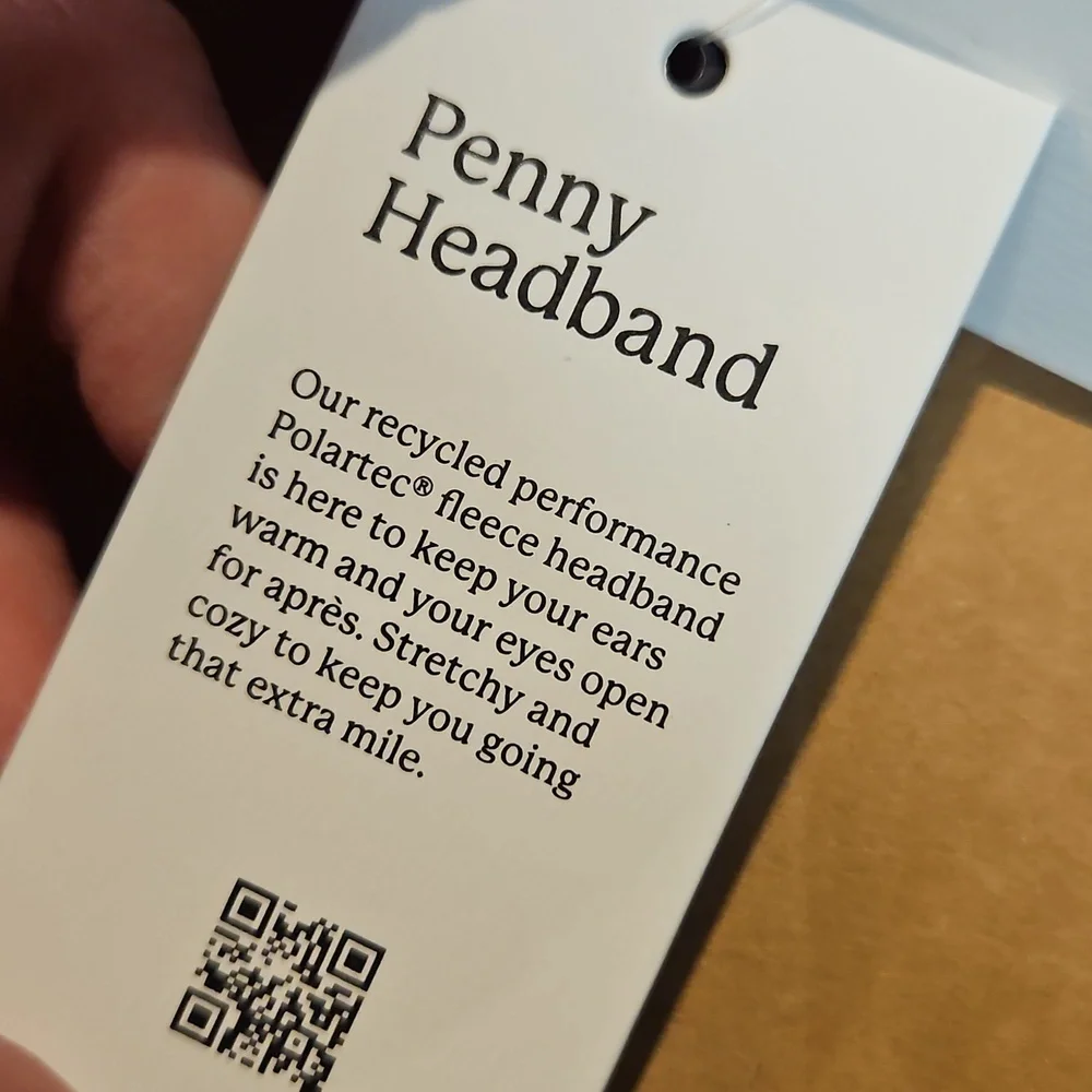 HALFDAYS PENNY FLEECE HEADBAND: SPRITZ (ORANGE): NEW WITH TAGS: OS